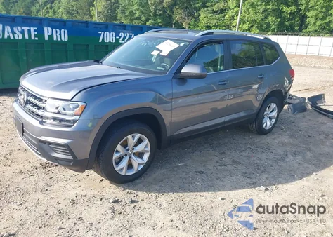 2018 Volkswagen Atlas 2.0T S from USA, damaged, VIN 1V2AP2CA8JC599938